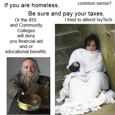 ivytech indiana homeless must pay taxes