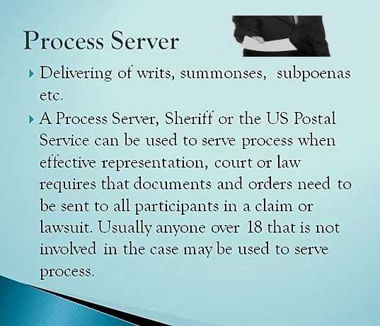 process server