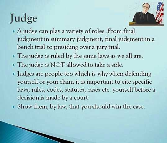 judge