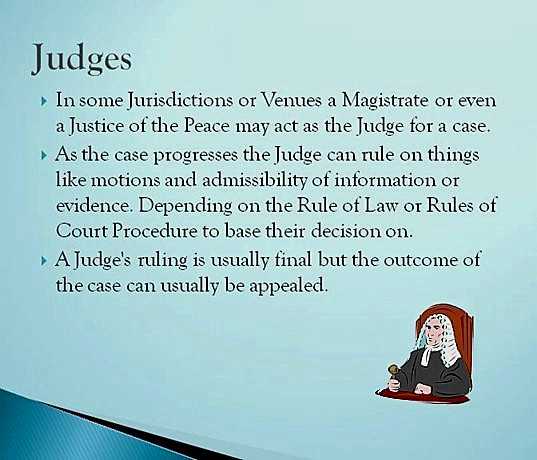 who is a judge